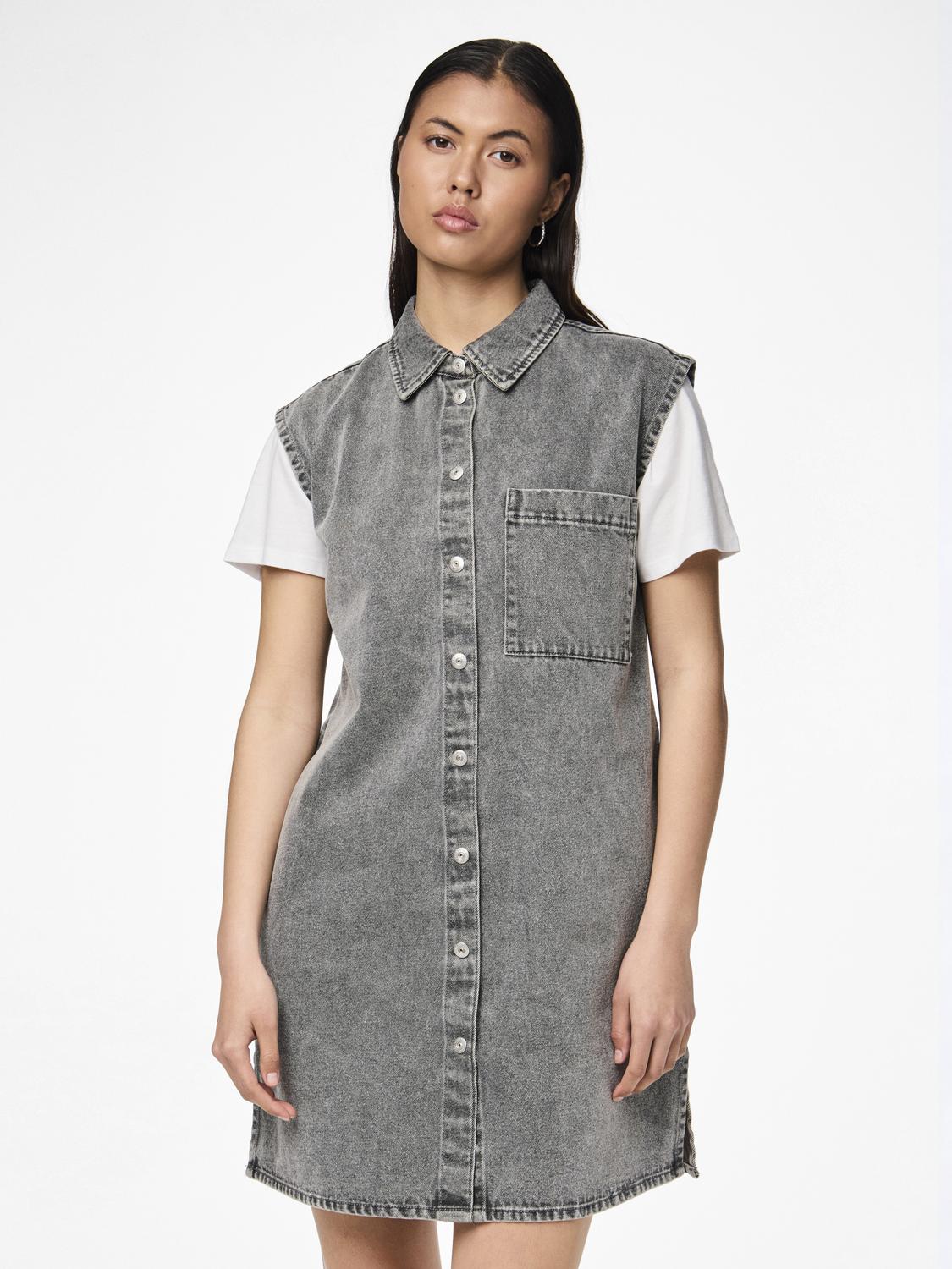 PCABBI Dress - Light Grey Melange